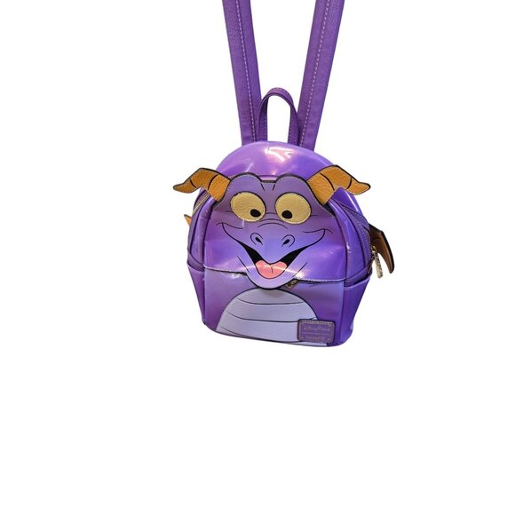 Disney Parks Loungefly Figment Purple Mini Backpack Epcot - Picture 13 of 16
